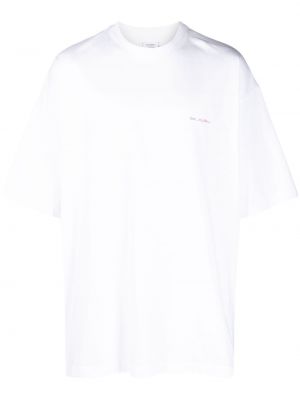 T-shirt con stampa Vetements bianco