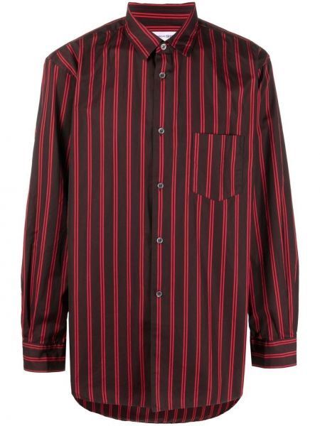 Ριγέ βαμβακερό πουκάμισο Comme Des Garçons Shirt