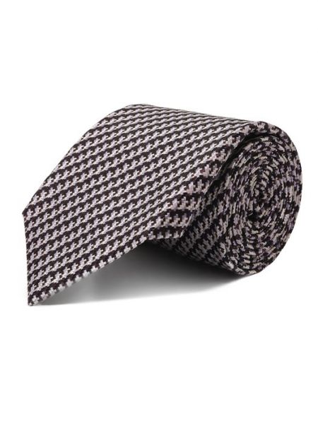 Шелковый галстук Tom Ford фиолетовый
