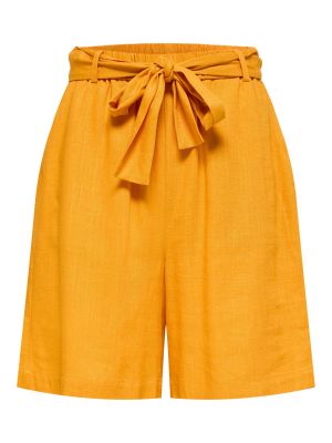 Παντελόνι Selected Femme πορτοκαλί