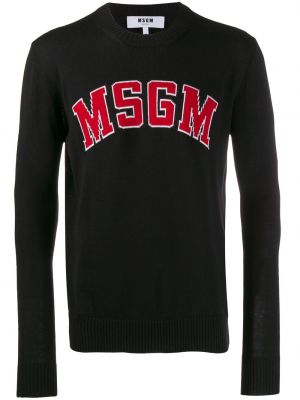Jersey de tela jersey Msgm negro