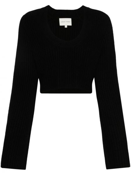 Džemper od kašmira Loulou Studio crna
