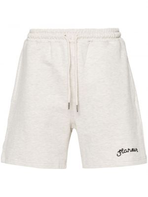 Shorts de sport en coton Flâneur gris