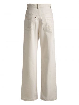 Jeans taille haute Bally blanc