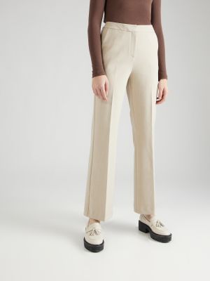 Pantaloni plissettati Comma beige