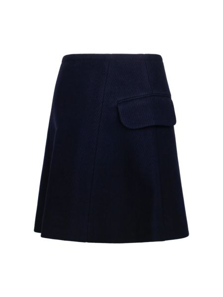 Mini falda Maison Kitsuné azul