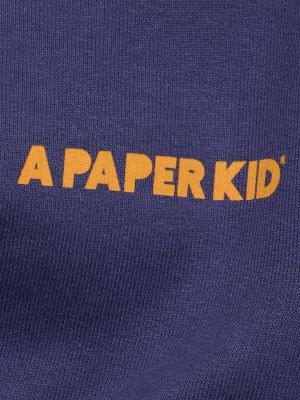Felpa A Paper Kid blu