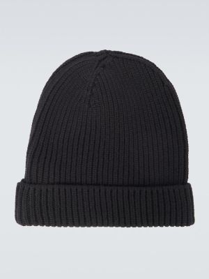 Pletená kašmírová čiapka Tom Ford čierna