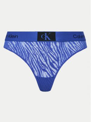 Tanga Calvin Klein Underwear bleu