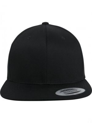 Bavlnená čiapka Flexfit čierna