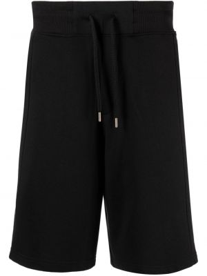 Shorts de sport en coton avec applique Versace Jeans Couture