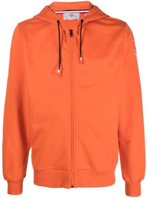 Medvilninis džemperis su gobtuvu Rossignol oranžinė