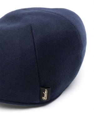Plstěný vlněný čepice bez podpatku Borsalino modrý