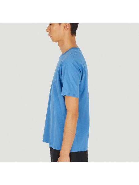 Camisa de algodón de punto Meta Campania Collective azul