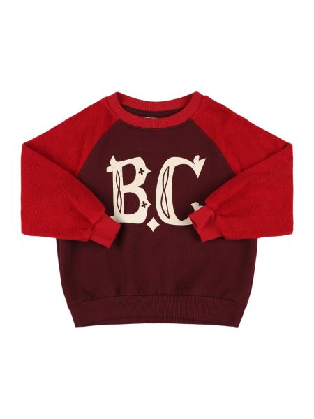 Trykt bomull sweatshirt for jenter Bobo Choses rød