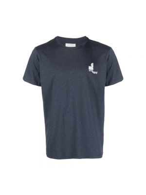 T-shirt mit print Isabel Marant blau