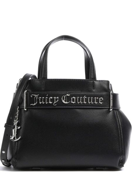 Кожаная сумка из искусственной кожи Juicy Couture черная