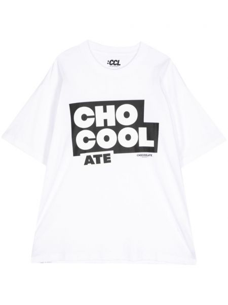 T-shirt Chocoolate hvid