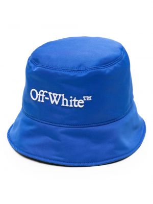 Haftowany kapelusz dwustronny Off-white