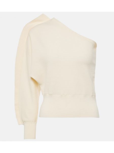 Trøje en-skulder top Max Mara beige