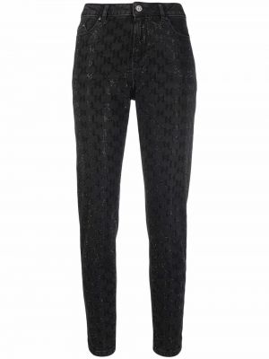 Stretch jeans Karl Lagerfeld svart