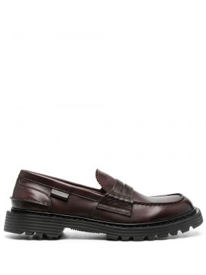 Skinn loafers Premiata brun