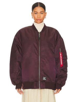 Giacca bomber Alpha Industries viola