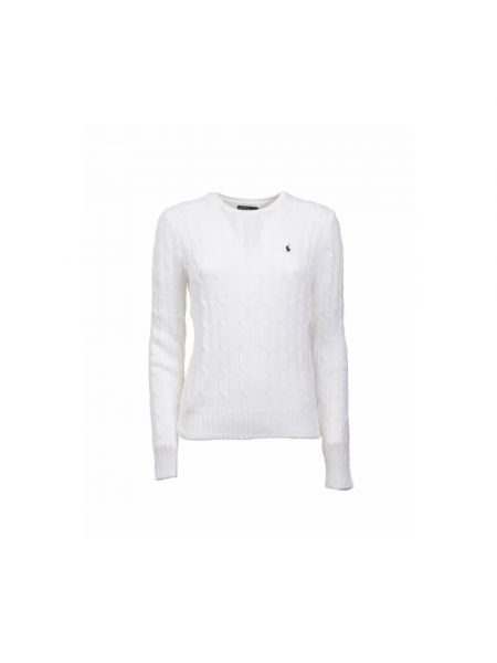 Sweter z długim rękawem Polo Ralph Lauren biały