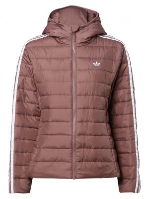 Pernata jakna slim fit Adidas Originals ružičasta