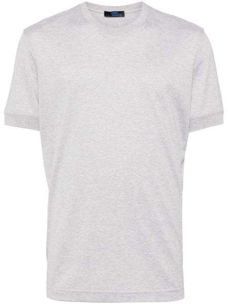 T-shirt aus baumwoll mit rundem ausschnitt Kiton grau