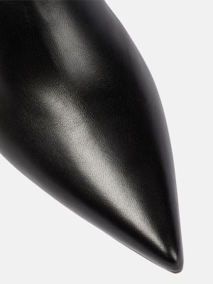Botine din piele Brunello Cucinelli negru