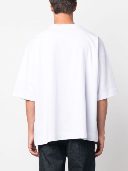 T-shirt di cotone Dries Van Noten bianco