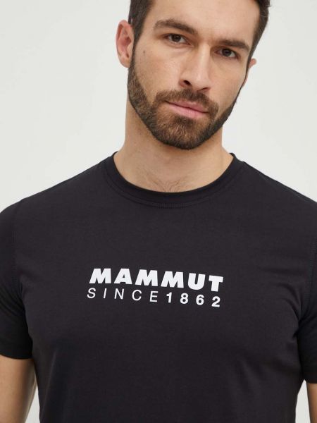 Koszulka z nadrukiem Mammut czarna