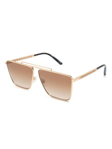 Oversize saulesbrilles Versace Eyewear zelts