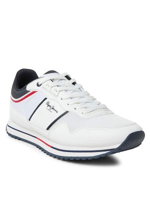 Αθλητικό sneakers Pepe Jeans λευκό