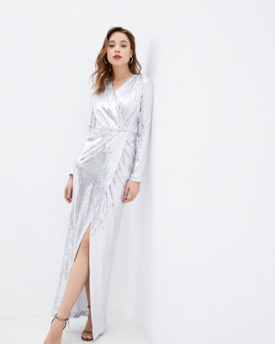 Вечернее платье Sashyou серебряное