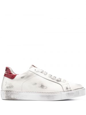 Sneakers med sliten Hide&jack vit