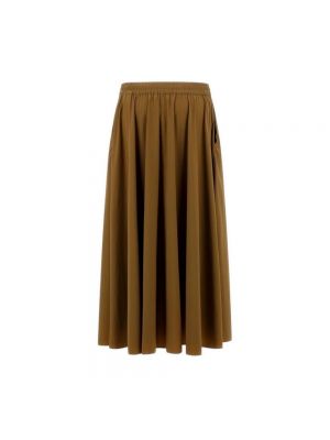 Falda midi Herno marrón
