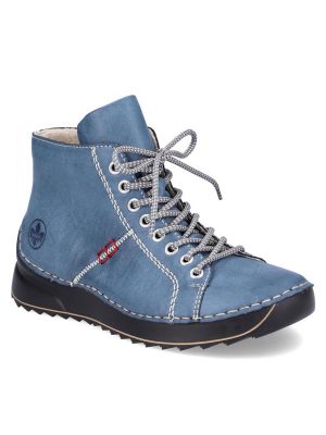 Členkové topánky Rieker modrá