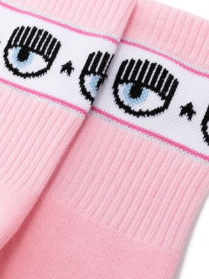 Ponožky Chiara Ferragni růžové