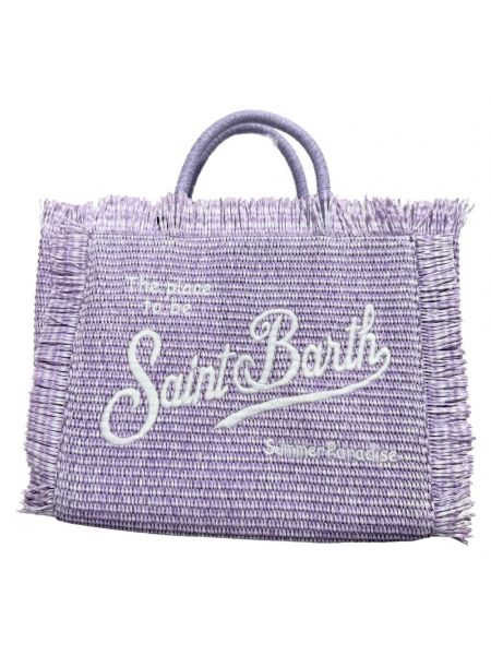 Shopper handtasche Saint Barth lila