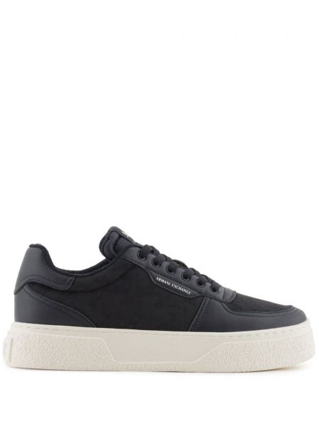 Jakarlı sneaker Armani Exchange siyah