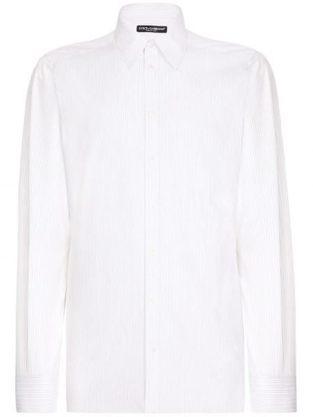 Chemise à rayures Dolce & Gabbana blanc