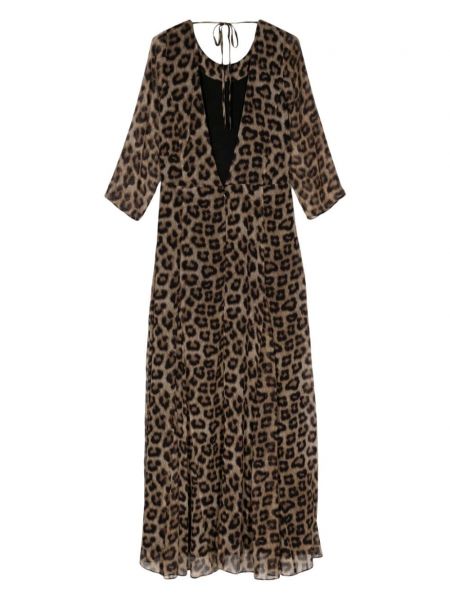 Robe à imprimé à imprimé léopard Ba&sh