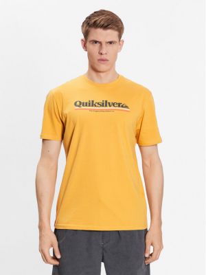 Marškinėliai Quiksilver geltona
