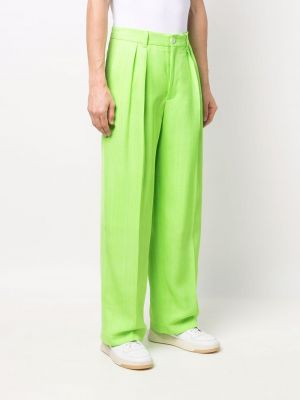 Kalhoty relaxed fit Jacquemus zelené