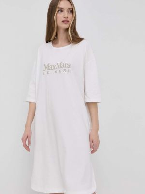 Mini haljina oversized Max Mara Leisure bijela
