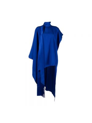 Sukienka z frędzli Taller Marmo niebieska