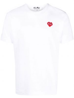 T-shirt en coton avec manches courtes Comme Des Garçons Play
