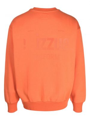 Sweatshirt mit print mit rundem ausschnitt Izzue orange